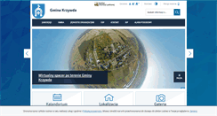 Desktop Screenshot of gminakrzywda.pl