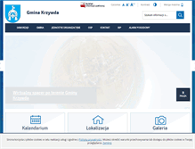 Tablet Screenshot of gminakrzywda.pl